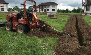 Копка траншей для водопровода в Ломоносове: цена за метр от 939 руб.
